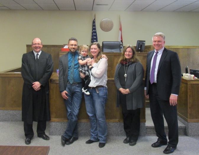 Picture Picture Picture of Best Lawyers, David M. Lowe, St. Robert, Fort Leonard Wood, Missouri, helping with an adoption